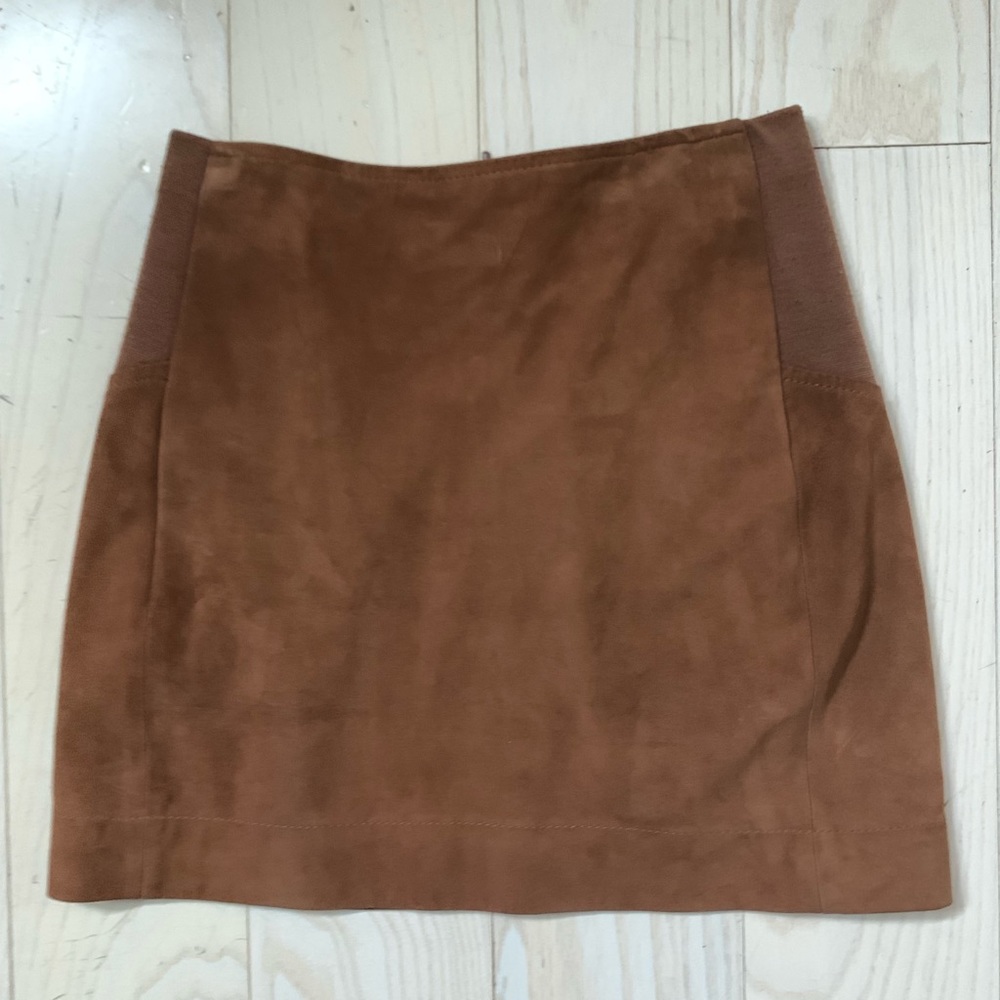 BCBG Suede Mini Skirt